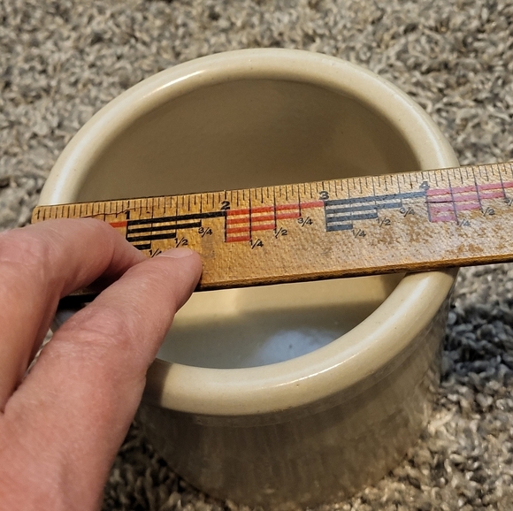 Festive Pumpkin Ceramic Roseville Crock 1 pint - Picture 6 of 6